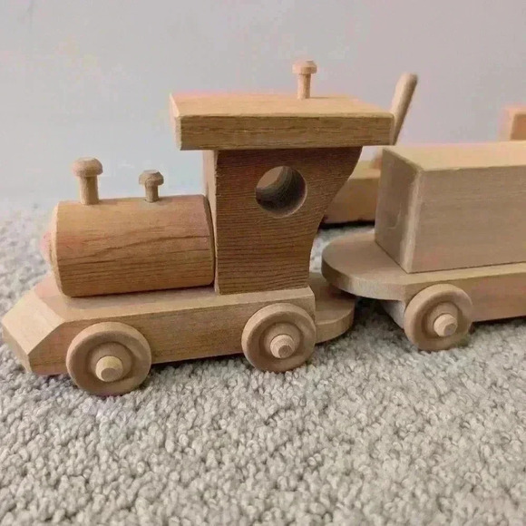 Wooden kids train set - Picture 2 of 10